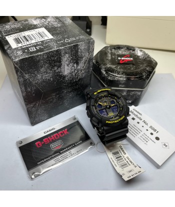 CASIO G-SHOCK GA100CY-1A Black & Caution Yellow Watch À commander