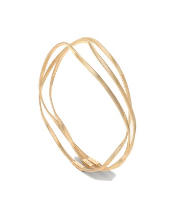 Marco Bicego Marrakech 18K Yellow Gold 3-Strand Interlocking Bangle Venez acheter