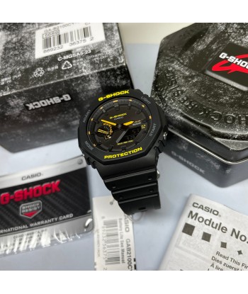 Casio G-Shock Caution Yellow Solar Bluetooth 2100 CasiOak GAB2100CY-1A Watch Jusqu'à 80% De Réduction