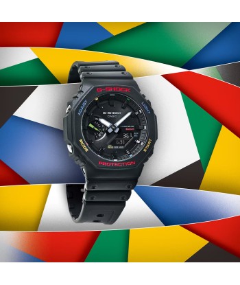 Casio G-Shock Black Multi-Color Solar Bluetooth 2100 CasiOak GAB2100FC-1A Watch Par le système avancé 