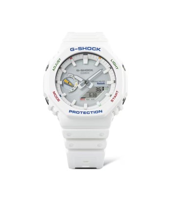 Casio G-Shock White Multi-Color Solar Bluetooth 2100 CasiOak GAB2100FC-7A Watch 2024