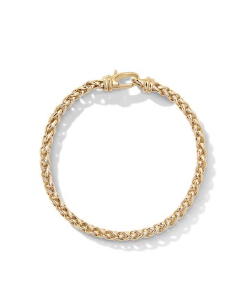 David Yurman Gents Wheat Chain Bracelet in 18K Yellow Gold les ligaments