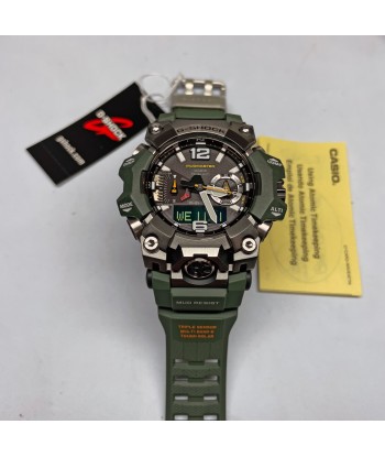 CASIO G-Shock GWGB1000-3A Green Mudmaster Bluetooth Triple Limited Watch paiement sécurisé