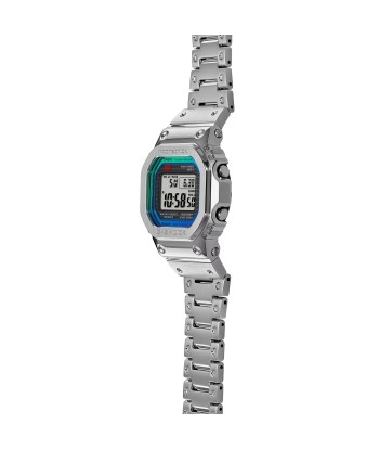 CASIO G-SHOCK GMWB5000PC-1 Bluetooth Polychromatic Rainbow Full Metal Solar Square Watch Steel de technologie