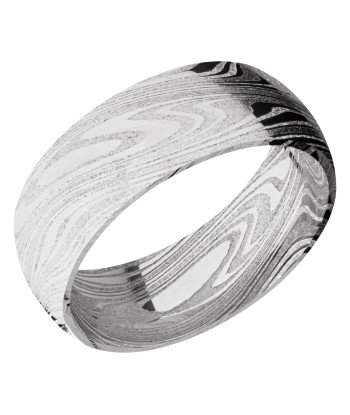 Lashbrook 8MM Damascus Marble Wedding Band À commander