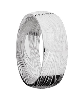 Lashbrook 8MM Damascus Marble Wedding Band À commander