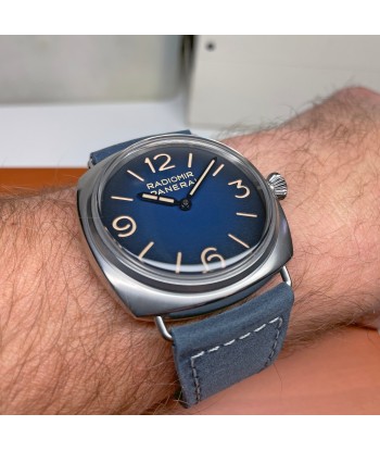 Pre-owned Panerai Radiomir Tre Giorni Blue Suede PAM01335 - 45mm Watch Jusqu'à 80% De Réduction