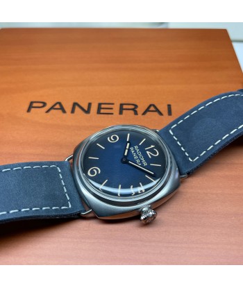 Pre-owned Panerai Radiomir Tre Giorni Blue Suede PAM01335 - 45mm Watch Jusqu'à 80% De Réduction