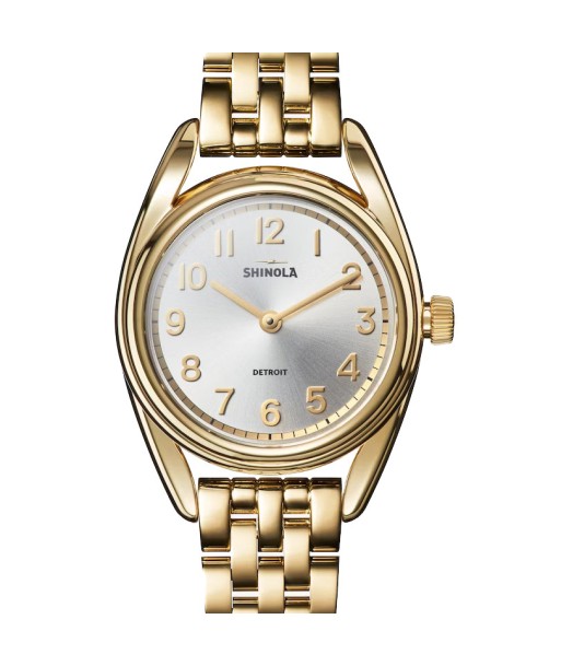 Shinola 30mm Derby Gold PVD Watch S0120266183 votre