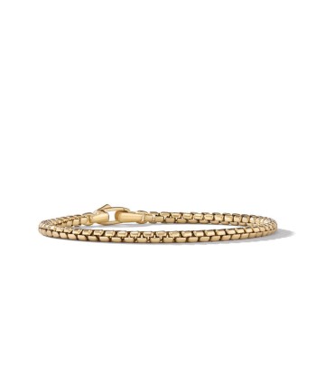 David Yurman Box Chain Bracelet in 18K Yellow Gold, 3.4MM rembourrage situé sous