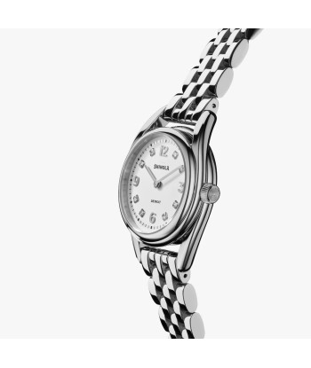 Shinola 30mm Derby Silver Diamond Dial Watch S0120250583 À commander