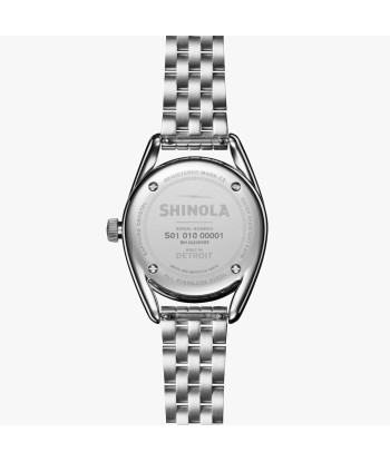 Shinola 30mm Derby Silver Diamond Dial Watch S0120250583 À commander