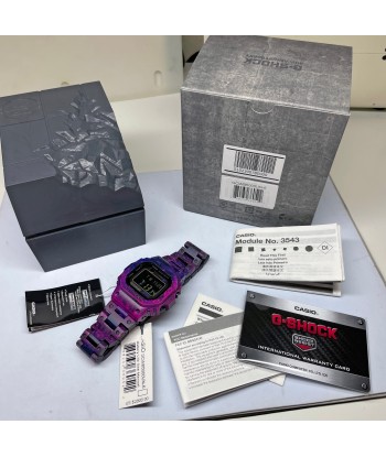 CASIO G-SHOCK GCWB5000UN-6 Purple 40th Anniversary Full Carbon Square Watch les ligaments