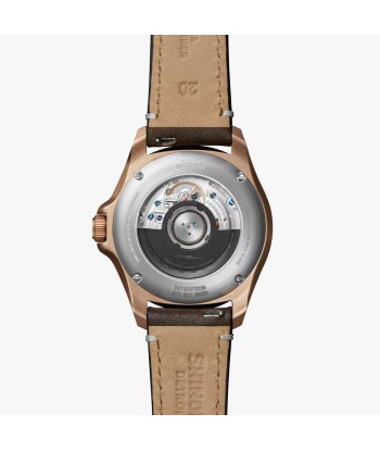 Shinola 40MM Bronze Monster GMT Set Automatic Brown Dial Extra NATO Strap Watch S0120273328 À commander