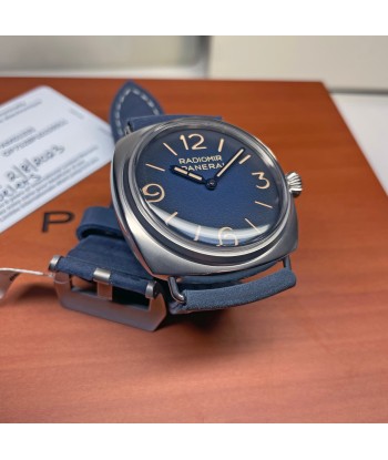 Pre-owned Panerai Radiomir Tre Giorni Blue Suede PAM01335 - 45mm Watch Jusqu'à 80% De Réduction