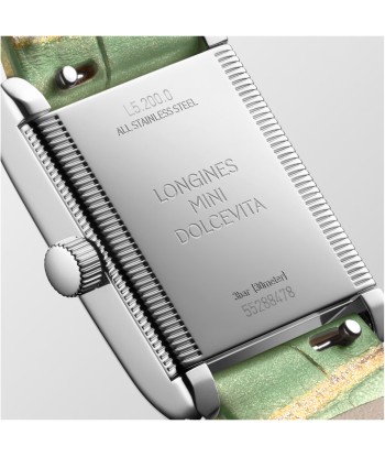 Longines Mini DolceVita Quartz Green Diamond Watch 21.5x29MM L5.200.0.05.2 plus qu'un jeu 