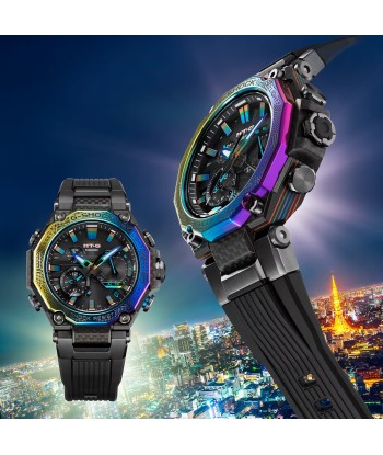 Casio G-Shock MTG MTGB2000YR-1A City Illumination Rainbow Bluetooth Watch Les magasins à Paris