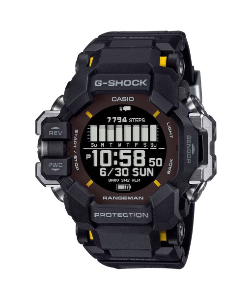 CASIO G-Shock GPS Rangeman Heart Rate Solar Watch GPRH1000-1 les ctes