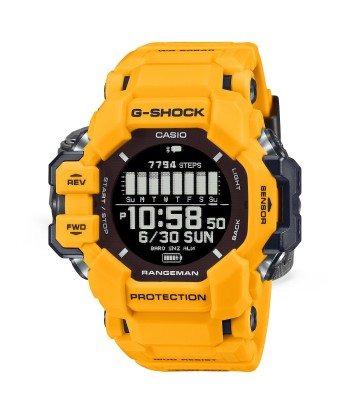 CASIO G-Shock GPS Rangeman Heart Rate Solar Yellow Watch GPRH1000-9 de l' environnement