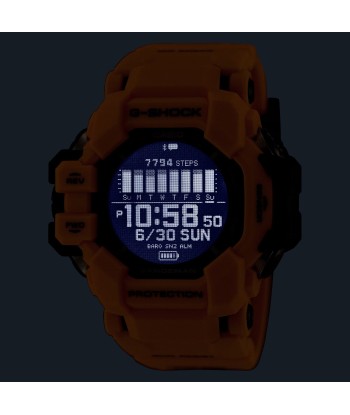 CASIO G-Shock GPS Rangeman Heart Rate Solar Yellow Watch GPRH1000-9 de l' environnement