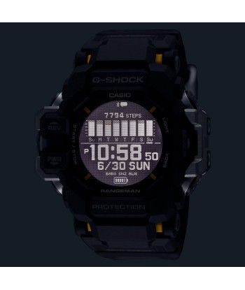 CASIO G-Shock GPS Rangeman Heart Rate Solar Watch GPRH1000-1 les ctes