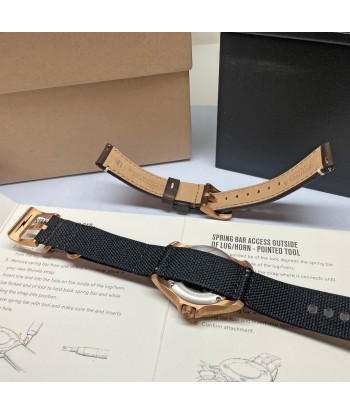 Shinola 40MM Bronze Monster GMT Set Automatic Brown Dial Extra NATO Strap Watch S0120273328 À commander