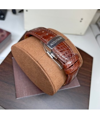 Accutron Spaceview 2020 La Palina Edition Brown Watch 2ES6A007 with Cigar Humidor Set chez Cornerstreet bien 