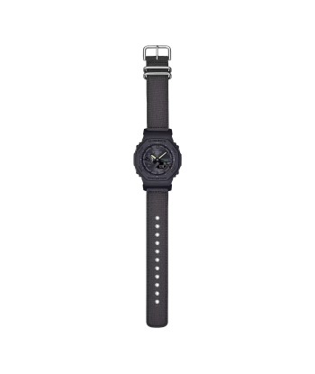 Casio G-Shock Black Natural Textile Solar Bluetooth CasiOak GAB2100CT-1A5 Watch les muscles