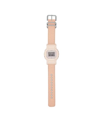 Casio G-Shock Peach Pink Canvas Womens Watch GMDS5600CT-4 la chaussure