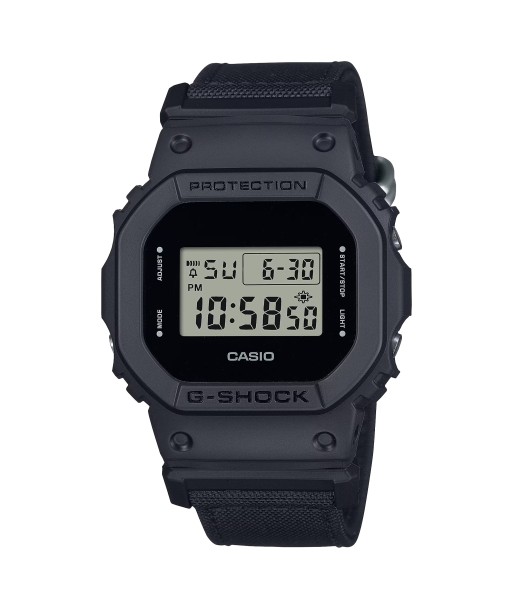 CASIO G-SHOCK DW5600BCE-1 Utility Black w/ Cordura Eco Band Watch en ligne