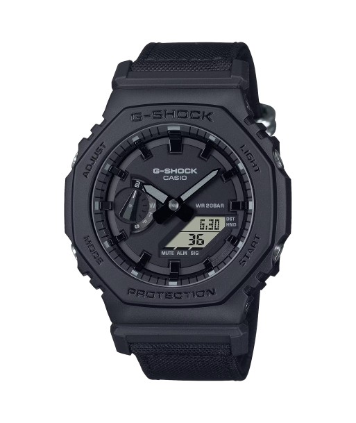 Casio G-Shock Black Utility w/ Cordura Eco Band Watch GA2100BCE-1A ou a consommer sur place