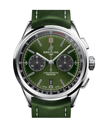 Pre-Owned Breitling 42MM Premier B01 Bentley Green Chronograph Watch AB0118A11L1A1 Les magasins à Paris et en Île-de-France