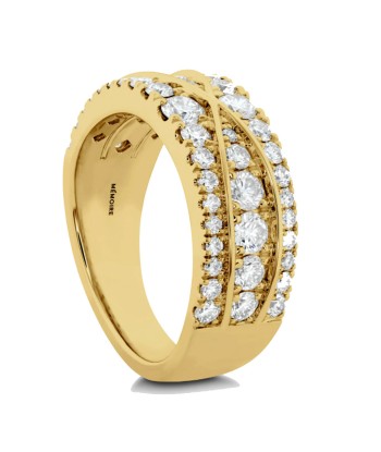 Memoire 18K Yellow Gold Harper Embossed Right Hand Ring sur le site 