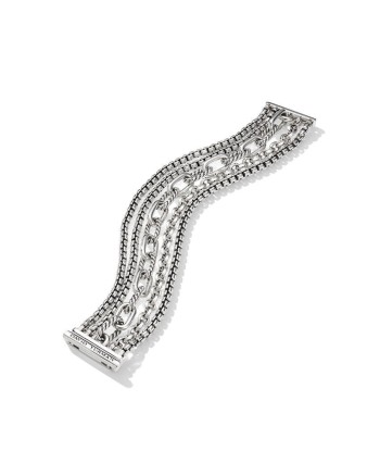 David Yurman Multi Row Chain Bracelet in Sterling Silver, 29mm Comment ça marche