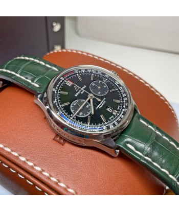 Pre-Owned Breitling 42MM Premier B01 Bentley Green Chronograph Watch AB0118A11L1A1 Les magasins à Paris et en Île-de-France