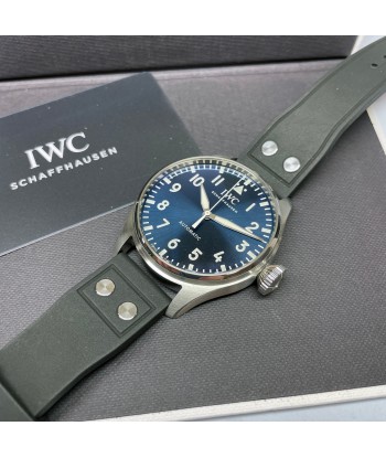 Pre-Owned IWC Big Pilot's Watch 43mm Blue Watch IW329303 est présent 