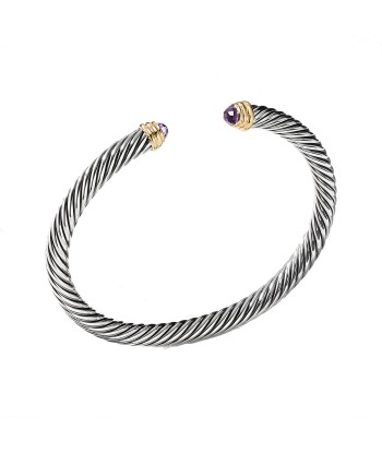 David Yurman 5MM Classic Cable Bracelet with Gold À commander