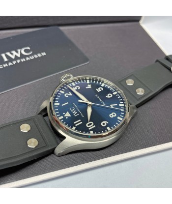 Pre-Owned IWC Big Pilot's Watch 43mm Blue Watch IW329303 est présent 