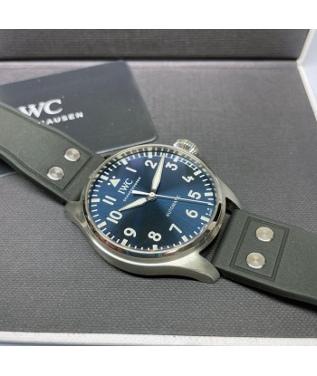 Pre-Owned IWC Big Pilot's Watch 43mm Blue Watch IW329303 est présent 