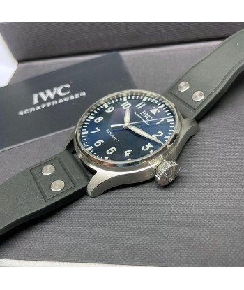 Pre-Owned IWC Big Pilot's Watch 43mm Blue Watch IW329303 est présent 