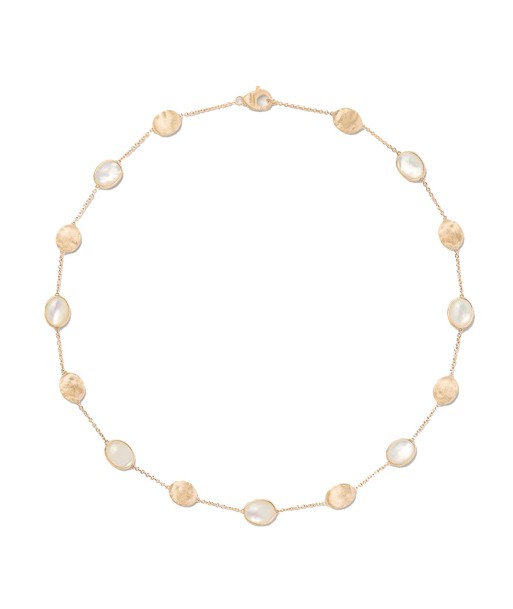 Marco Bicego Siviglia 18K Yellow Gold Mother of Pearl & Gold Necklace de votre