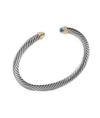 David Yurman 5MM Classic Cable Bracelet with Gold À commander