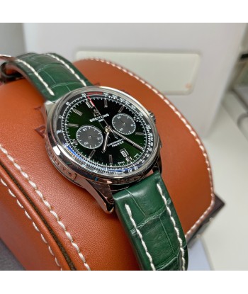 Pre-Owned Breitling 42MM Premier B01 Bentley Green Chronograph Watch AB0118A11L1A1 Les magasins à Paris et en Île-de-France