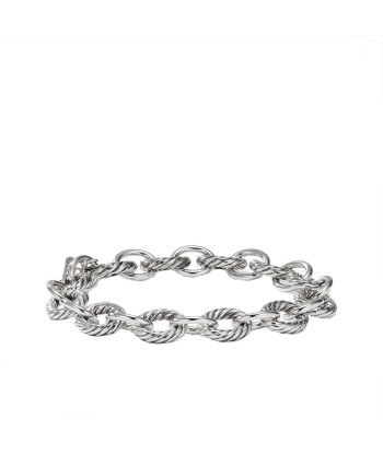 David Yurman Silver Oval Medium Link Bracelet rembourrage situé sous