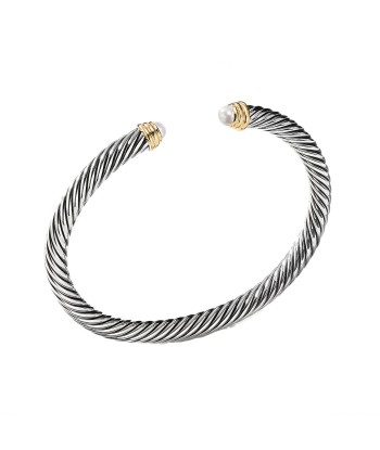 David Yurman 5MM Classic Cable Bracelet with Gold À commander