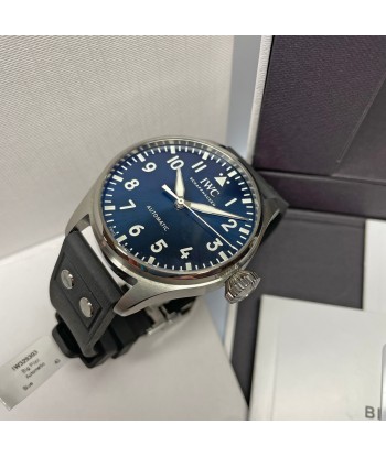 Pre-Owned IWC Big Pilot's Watch 43mm Blue Watch IW329303 est présent 