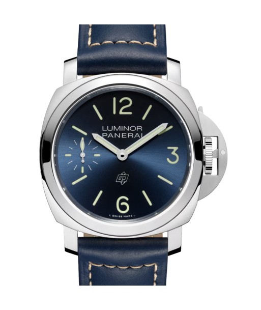 Pre-owned Panerai PAM01085 Blu Mare Blue Limited Steel Watch 44mm livraison gratuite