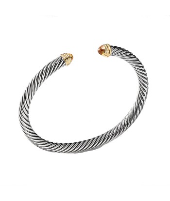 David Yurman 5MM Classic Cable Bracelet with Gold À commander