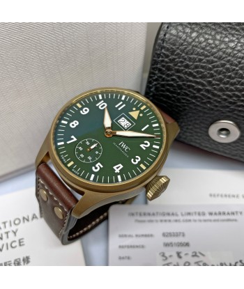 Pre-Owned IWC Spitfire Mission Accomplished Watch 46.2mm Green Bronze IW510506 le concept de la Pate a emporter 