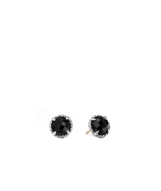 David Yurman Chatelaine Round 8MM Stud Earrings hantent personnes